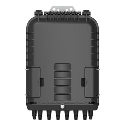 Caja de distribución de fibra óptica de 8 puertos montable en pared/polo para red FTTX IP65 al aire libre