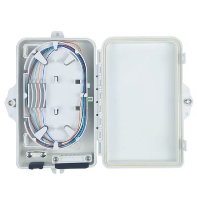 Caja de terminales de fibra óptica IP68 exterior 6 núcleos Caja de distribución impermeable para red FTTX