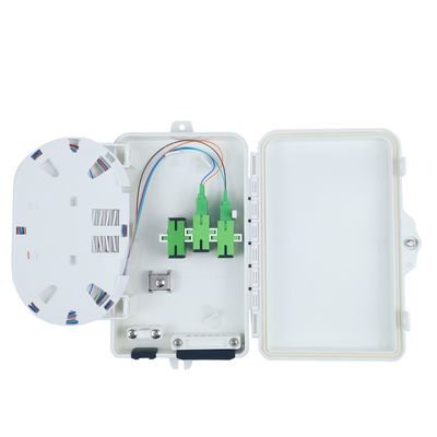 Caja de terminales de fibra óptica IP68 exterior 6 núcleos Caja de distribución impermeable para red FTTX
