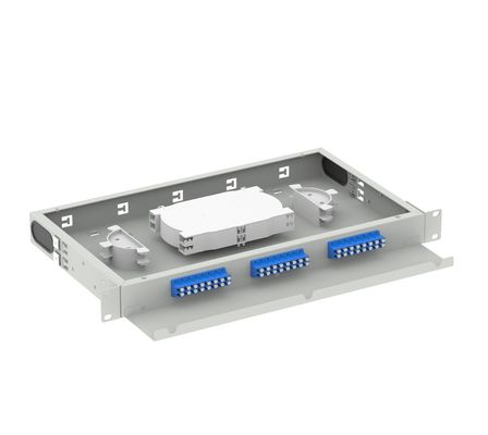 Mejor marco óptico de distribución LC UPC de 19 pulgadas 24 puertos para redes y redes FTTH