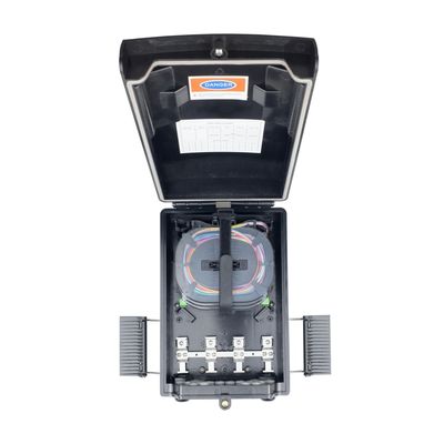 Caja de terminación de fibra óptica para conector SC para acceso al exterior IP65