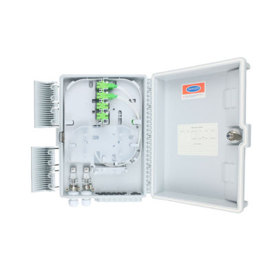 Caja de terminación de fibra óptica de conector SC de 16 puertos para distribución de redes FTTH al aire libre