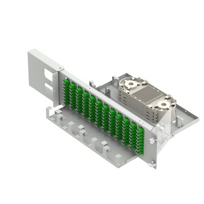 Equipo de fibra óptica de 19 pulgadas LC APC Tipo 96 Núcleos Swing Optical Patchpanel con 5 Tiempo