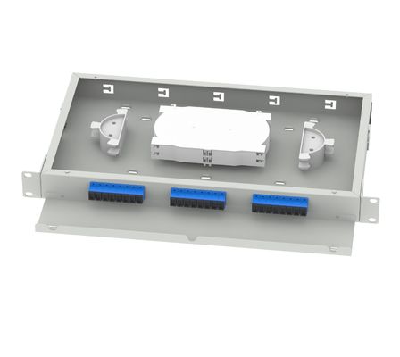 ODN 24 puertos SC UPC 19 pulgadas Cuadro de distribución óptica para proyectos de red FTTX