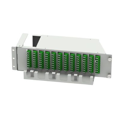 Equipo de fibra óptica de 19 pulgadas LC APC Tipo 96 Núcleos Swing Optical Patchpanel con 5 Tiempo
