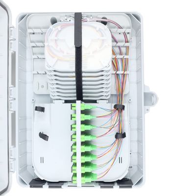 Caja de terminación de cajas de fibra óptica de 16 núcleos para red de tamaño 420x320x130 mm