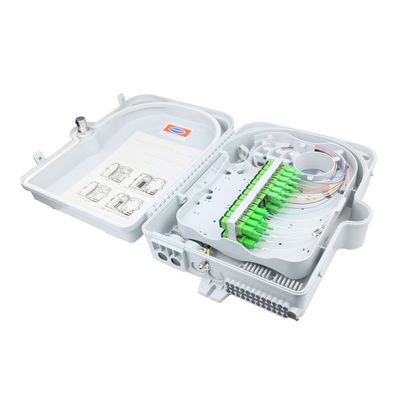 16 Modelo de división de núcleo Caja de terminación de fibra óptica Conector SC IP65 a prueba de agua