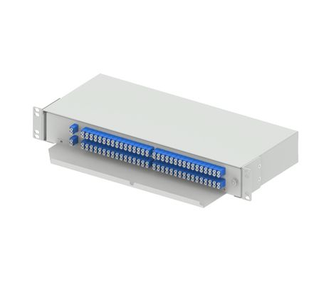 Red FTTX 19 pulgadas Fibra óptica Splitter Patchpanel Sub ODF Tipo de oscilación para en los sistemas