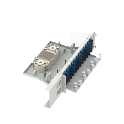 Centro de datos de 19 pulgadas tipo swing 96 núcleos SC UPC Fibra óptica panel de parches equipo óptico 5