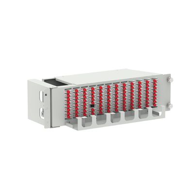 Equipo de fibra óptica de 19 pulgadas-UPC Tipo 96 núcleos Swing Optical Patchpanel para red ODN