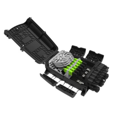 Dimensión externa 378*255*116 16 núcleos Caja de terminación de fibra óptica IP65 para FTTH FTTX