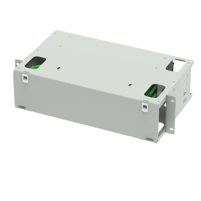 Panel de parche de fibra óptica tipo 48 PortS para el marco de distribución subóptico WHTIE