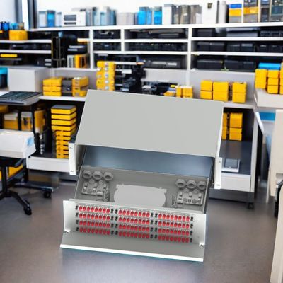 Panel de parche de distribución de fibra óptica de tipo FC 96 puertos para red en centro de datos FTTX