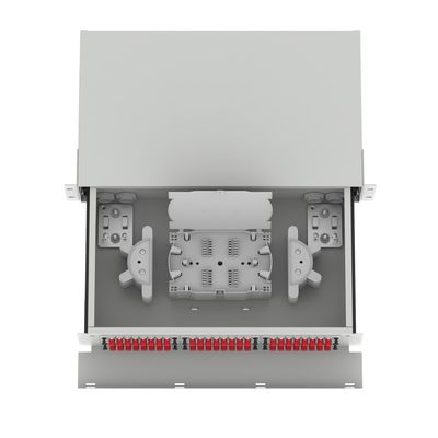 Centro de datos Fibra óptica de distribución de patchpanel 48 puertos Equipo con 5 período