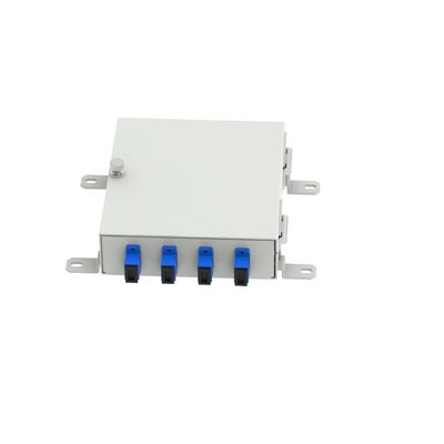 SC UPC Tipo 4 núcleos de fibra óptica FTTH Terminal Box para la infraestructura de red FTTH
