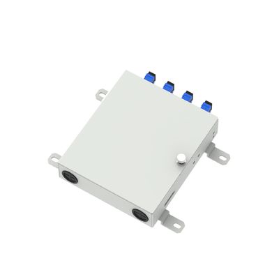 SC UPC Tipo 4 núcleos de fibra óptica FTTH Terminal Box para la infraestructura de red FTTH