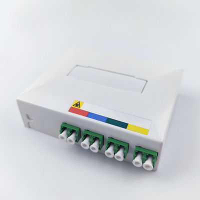 Red Ninguno 4 núcleos Fibra óptica panel de conexión para instalación FTTH en interiores