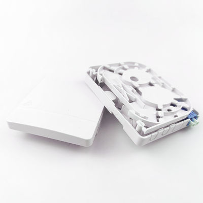 Red FTTH Instalación en interiores 2 núcleos Panel de toma de enchufe de placa de fibra óptica con 5-