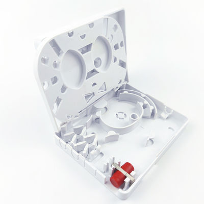 Directo 2 núcleos UPC Fibra óptica de la placa frontal del panel de toma de corriente FC plástico para la red interior