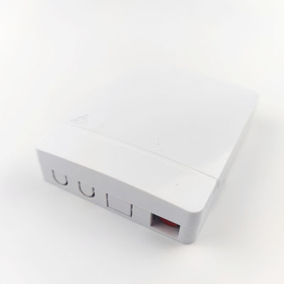 Directo 2 núcleos UPC Fibra óptica de la placa frontal del panel de toma de corriente FC plástico para la red interior