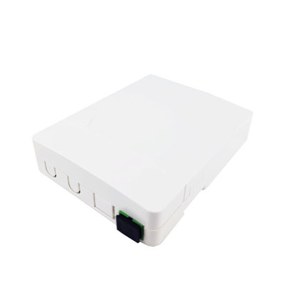 2 núcleos SC APC Fibra óptica de plástico panel de conexión de la placa frontal para interiores en la red FTTH
