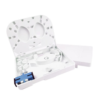 Característica de la red FTTH Utilizado 2 núcleos UPC de plástico de fibra óptica de la placa frontal del panel de toma de corriente en el interior