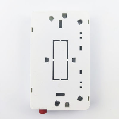2 núcleos de UPC de plástico de fibra óptica panel de conexión para la red FTTH en blanco / gris