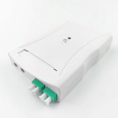 Grisa LC APC Fibra óptica de plástico panel de conexión para redes interiores 2 núcleos