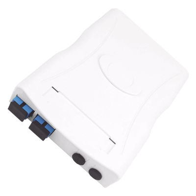2 núcleos UPC de plástico de fibra óptica panel de toma de la placa de la cara para la instalación en la pared