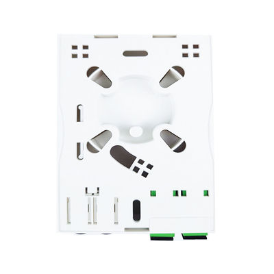 2 núcleos SC APC Fibra óptica de plástico panel de conexión de la placa frontal para interiores en la red FTTH