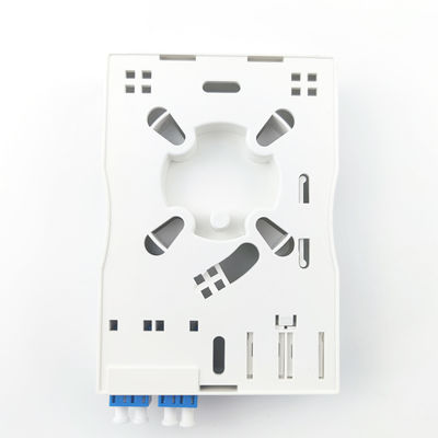 2 núcleos de panel de conexión de fibra óptica montado en la pared para aplicaciones de redes FTTH en interiores