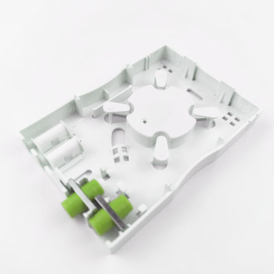 2 núcleos FC/APC Panel de enchufe de placa frontal de fibra óptica de plástico para red LAN con cable en interiores