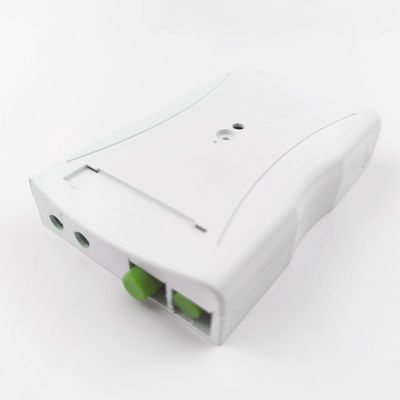 2 núcleos FC/APC Panel de enchufe de placa frontal de fibra óptica de plástico para red LAN con cable en interiores