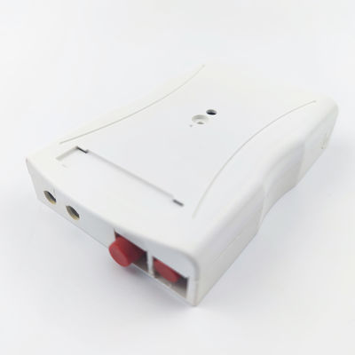 Panel de conexión de la placa frontal de fibra óptica de plástico gris FC/UPC 2 núcleos para red FTTH interior