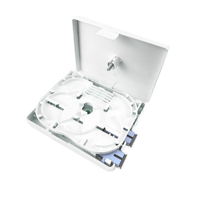 Red gris 2 núcleos UPC de plástico de fibra óptica de la placa del frente del panel de conexión SC para interiores