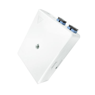 Red gris 2 núcleos UPC de plástico de fibra óptica de la placa del frente del panel de conexión SC para interiores