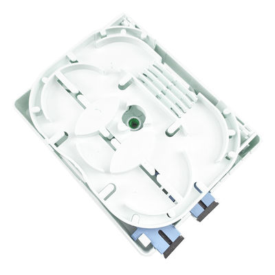 Red gris 2 núcleos UPC de plástico de fibra óptica de la placa del frente del panel de conexión SC para interiores