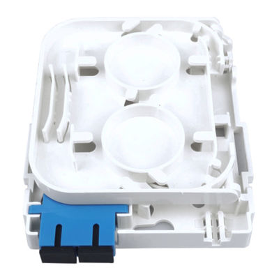 SC UPC Panel de conexión de placa de cara de fibra óptica de plástico para la instalación de redes FTTH en interiores