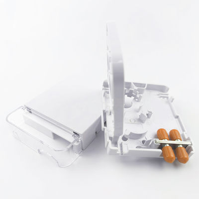 Redes FTTH de interior APC de plástico de fibra óptica de la placa de socket de la cara Panel 2 núcleos ST con 5