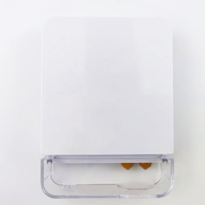 Redes FTTH de interior APC de plástico de fibra óptica de la placa de socket de la cara Panel 2 núcleos ST con 5