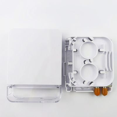 Redes FTTH de interior APC de plástico de fibra óptica de la placa de socket de la cara Panel 2 núcleos ST con 5