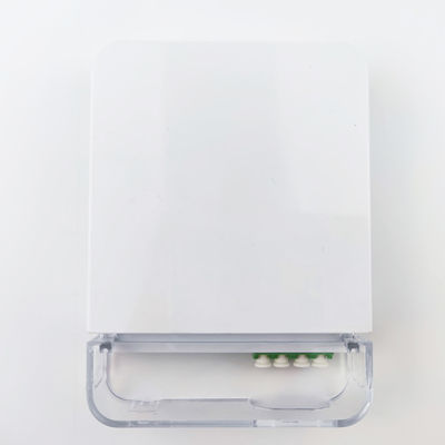 2 núcleos de LC APC Panel de conexión de placa de plástico para conexiones de fibra óptica de larga duración