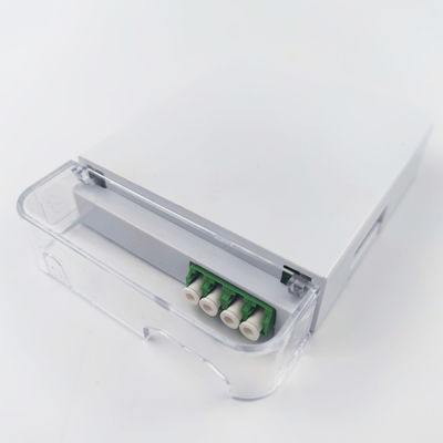 2 núcleos de LC APC Panel de conexión de placa de plástico para conexiones de fibra óptica de larga duración