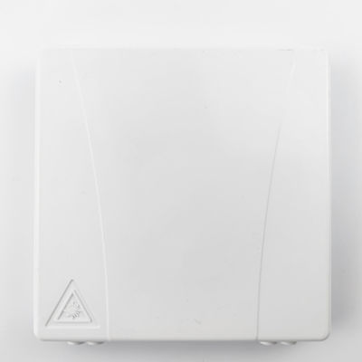 5 Panel de conexión de la placa frontal de fibra óptica de plástico UPC gris/blanco para redes FTTH interiores