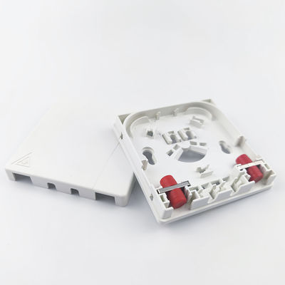 114*85*21mm FC/UPC Panel de conexión de la placa frontal de fibra óptica de plástico para redes FTTH en interiores