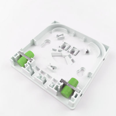 Panel de conexión de fibra óptica para redes FTTH en interiores de 2 núcleos FC APC Panel de plástico directamente