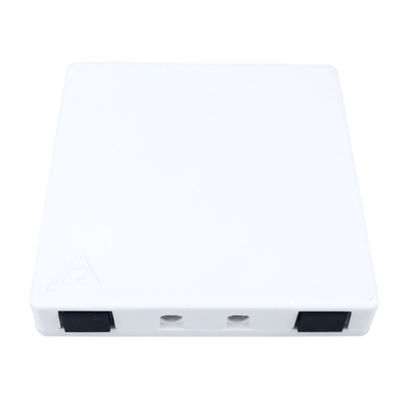 2 núcleos SC APC Panel de enchufe de placa frontal de fibra óptica de plástico adecuado para redes FTTH