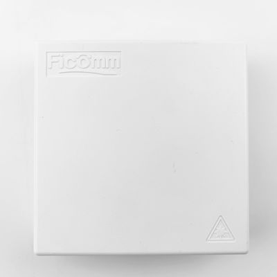 2 núcleos FC APC Panel de conexión de la placa frontal de fibra óptica de plástico para la red FTTH en blanco/gris