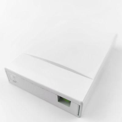 2 núcleos FC/APC Panel de conexión de la placa frontal de fibra óptica de plástico para redes FTTH interiores