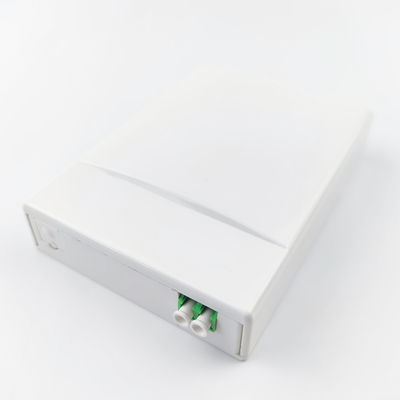 2 núcleos de LC APC de plástico de fibra óptica panel de conexión de la placa frontal para FTTH Tiempo en blanco 5 años